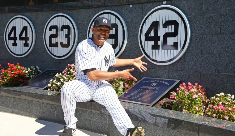 Mariano Rivera mostró su felicidad por el regreso de los juegos en las Grandes Ligas. Foto:EFE