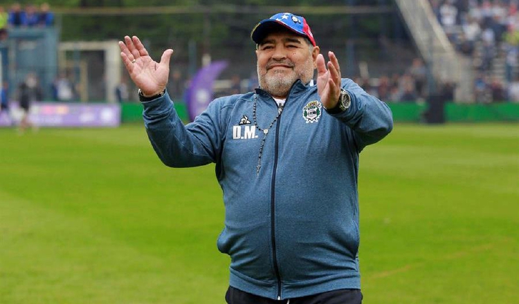 Diego Maradona falleció el 25 de noviembre. Foto:EFE