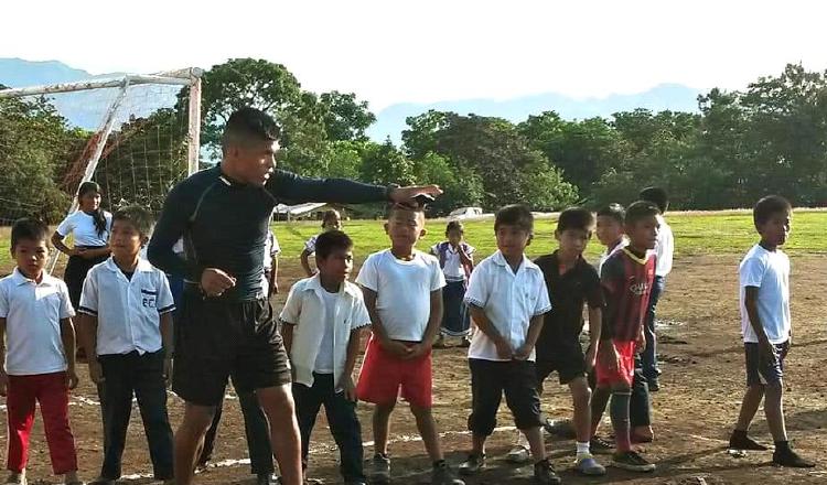 Hay pocas carreras en la comarca, pero existe mucho entusiasmo de los pequeños en participar. Cortesía