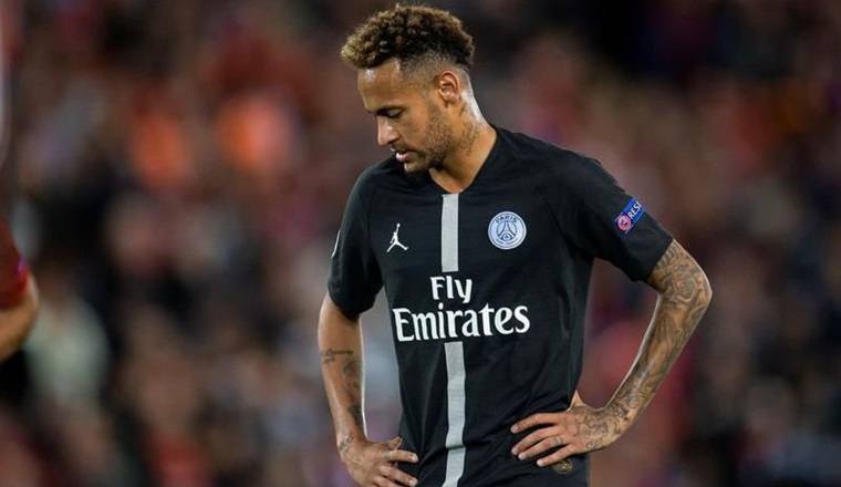 Neymar  jugador del PSG de Francia Foto:EFE