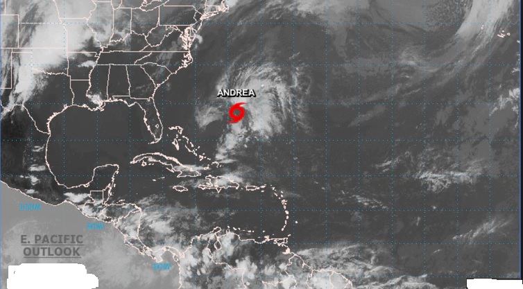 Andrea es primera tormenta tropical de 2019 que se forma ...