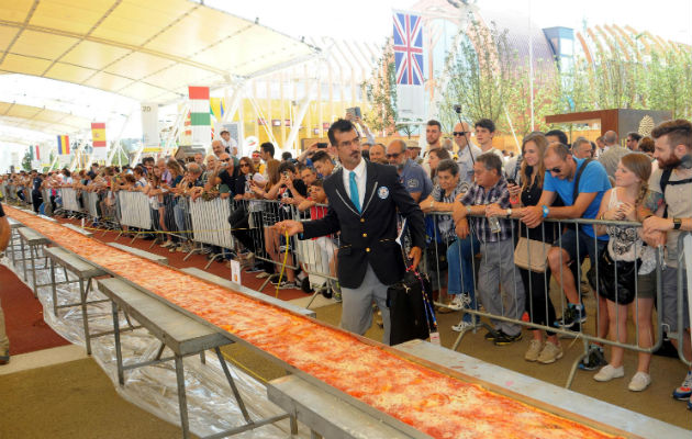 Italia Bate Record De La Pizza Mas Larga Del Mundo Panama America