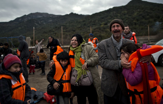 La palabra refugiado estuvo en las noticias de este año. Foto/ AP