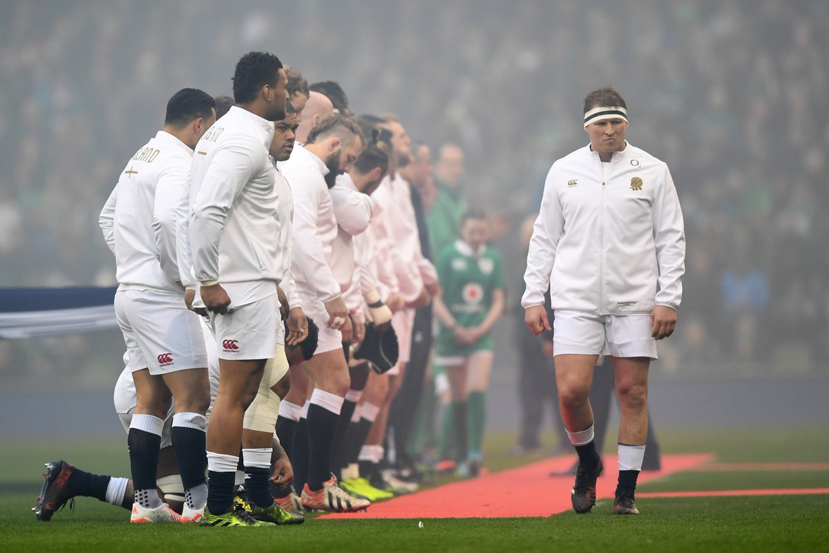 Lo jugadores no pueden mostrar sus tatuajes. Foto @EnglandRugby