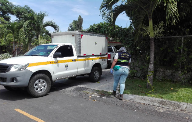 Fue encontrado dentro de su casa en la barriada La Palma. Foto: Eric A. Montenegro.