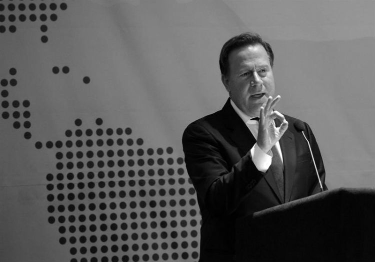 El presidente de la República de Panamá, Juan Carlos Varela.