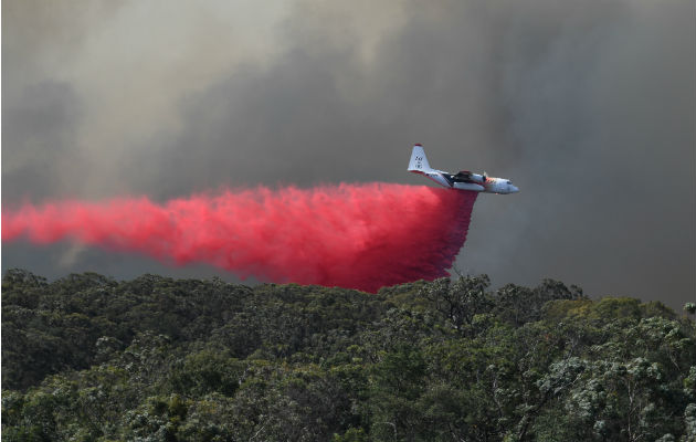 Al traslaparse las temporadas de incendios, preocupa que no haya suficientes aviones cisterna para combatir fuegos. Fotos/ Reuters.