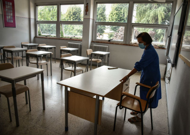 Los colegios han estado trabajado para cumplir las recomendaciones de seguridad del Gobierno. Fotos: EFE.