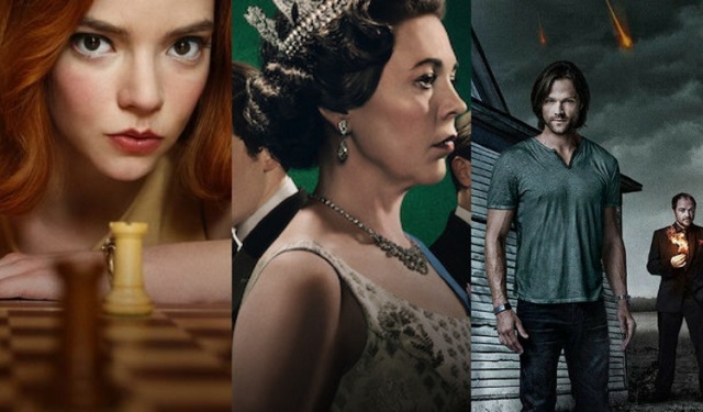 'The Queen's Gambit', 'The Crown' y 'Supernatural', encabezan la lista de las series más populares. Foto: Netflix