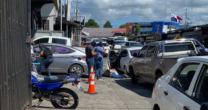 Extraoficialmente, se habla de dos personas detenidas por el Senafront. Foto: Mayra Madrid