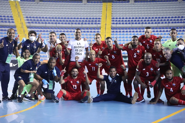 Elenco nacional de futsal. Foto:Fepafut