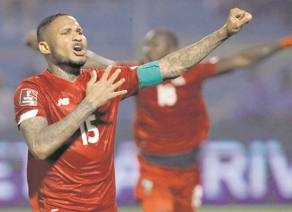 Erick Davis anotó el gol que le dio la victoria a Panamá sobre Honduras el 12 de noviembre de 2021. Foto: EFE