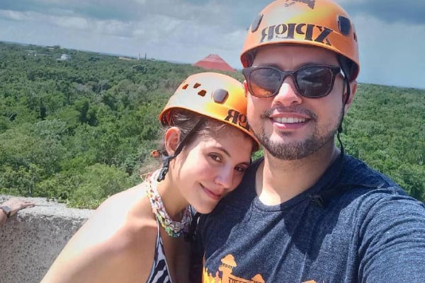 Joseline Pinto y Cristian Omar, su expareja. Foto: Archivo