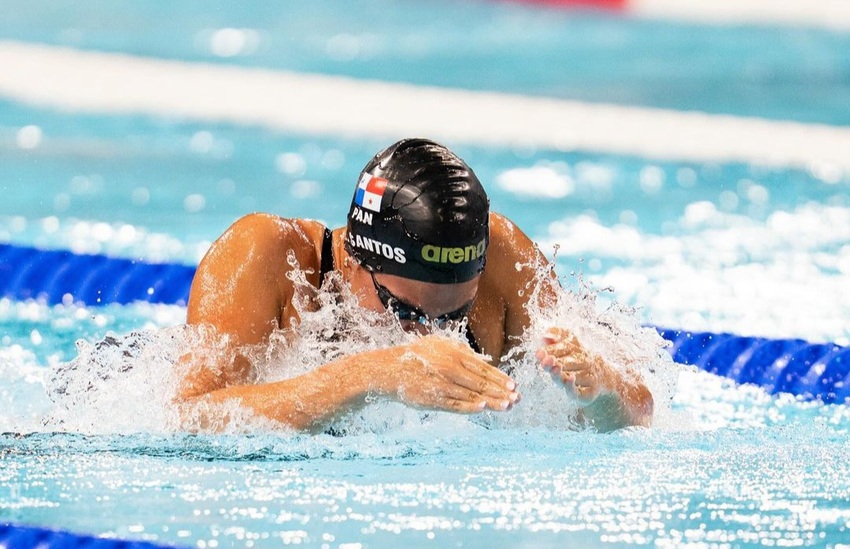 Emily Santos durante su participación en los Juegos Olímpicos de París. Foto: Cortesía/COP