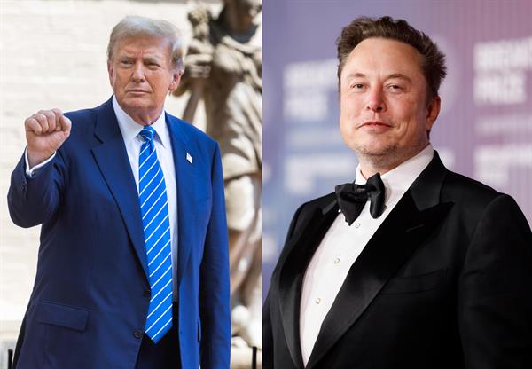 Donald Trump y Elon Musk. Foto: EFE