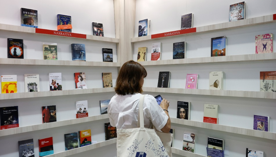 El pabellón de España en la XX Feria Internacional del Libro en el centro de convenciones Atlapa. Foto: EFE / Bienvenido Velasco