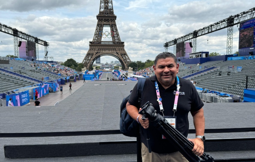 Edgardo Vidal en los Juegos Olímpicos París 2024. Foto: Cortesía