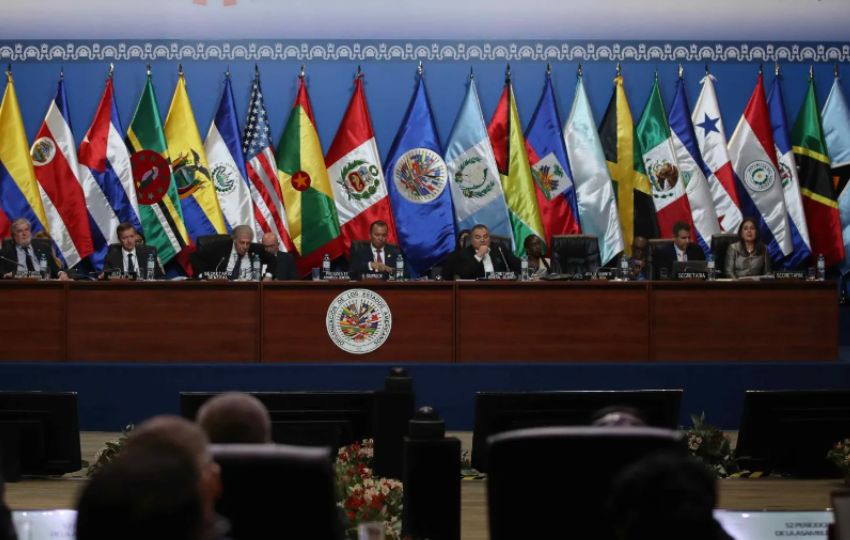 Asamblea General de la Organización de los Estados Americanos (OEA). Foto: Archivo