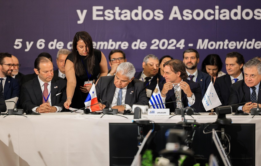 Presidente Mulino firma adhesión de Panamá al Mercosur. Foto: Cortesía