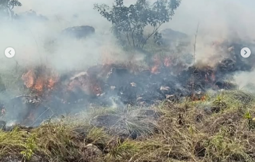 MiAmbiente  iniciará el proceso administrativo correspondiente en contra del responsable de este incendio forestal que ya ha sido identificado.