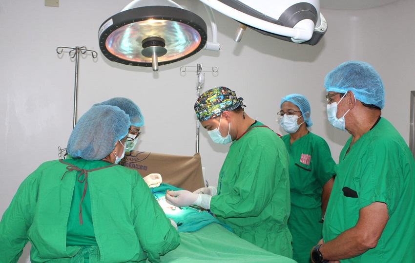 Este quirófano fue utilizado durante la pandemia como área de atención especial para pacientes críticos. Foto. Cortesía. CSS