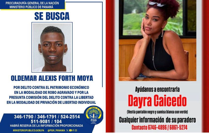 Se busca a Oldemar Alexis Forth Moya.