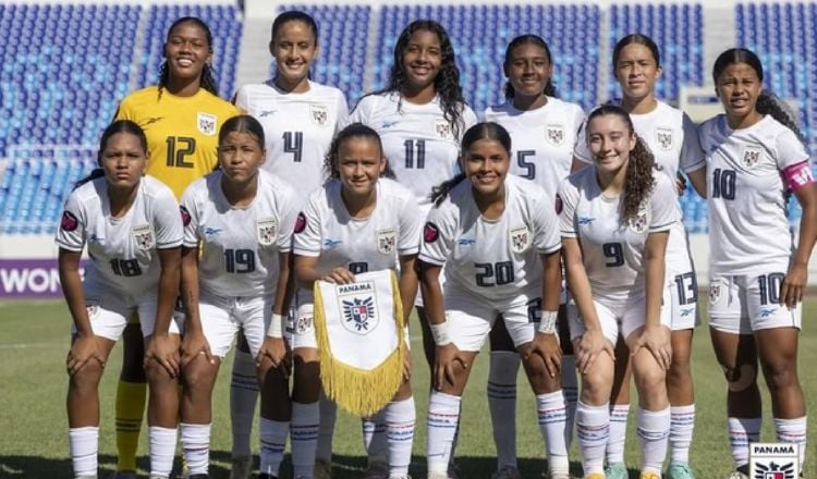 Panamá Sub-20 Femenina de la Concacaf.  Foto: FPF