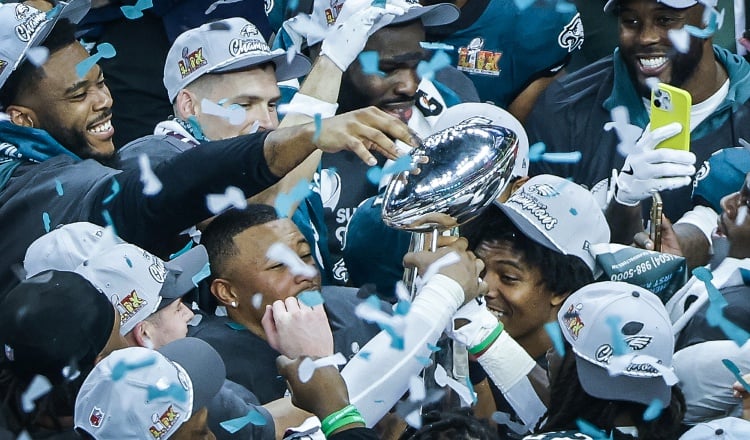 Eagles son los actuales campeones en la NFL. Foto: EFE