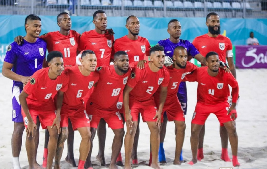 Equipo de Panamá de Fútbol Playa. Foto: FPF