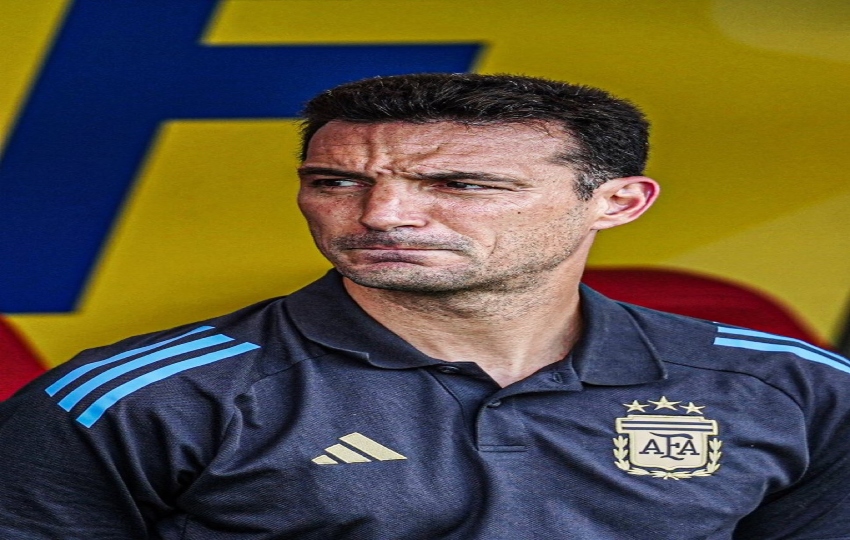 El seleccionador de Argentina, Lionel Scaloni. Foto: Cortesía