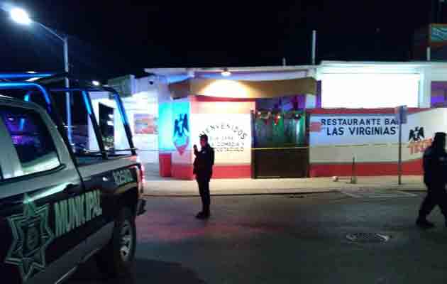 Dos hombres entraron al local Las Virginias sobre las 8.00 de la noche hora local y dispararon con armas de alto calibre, por lo que se escucharon varias ráfagas. FOTO/EFE