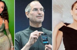 Salma Hayek, Steve Jobs y Thalia. Fotos: Instagram / Agencias