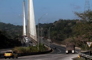 En 2010 uno los accesos del puente, del lado de Panamá, colapsó debido a las fuertes lluvias. Foto: Archivo