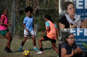 Las mujeres panameñas alcanzaron un histórico logro al clasificar por primera vez a un mundial de fútbol femenino. Foto: EFE