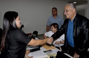 Luis Eduardo Camacho presentó su precandidatura a diputado por el circuito 8-2. Foto: Víctor Arosemena